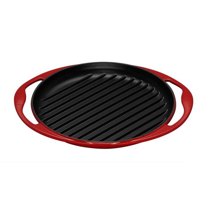 Le Creuset  Ronde grillplaat Rood 25cm