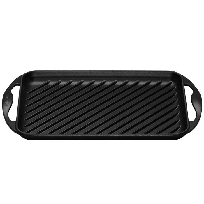 Le Creuset Grillpan Rechthoekig Zwart 32x22cm