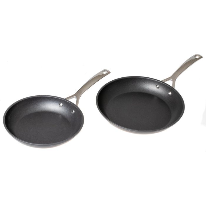 Le Creuset anti-aanbak set van 2 koekenpannen Ø 24 + 28 cm