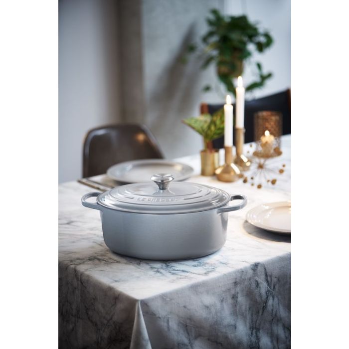 Le Creuset Ovaal Braad/Stoofpan Mist Grey Ø 29 cm 4,7 liter