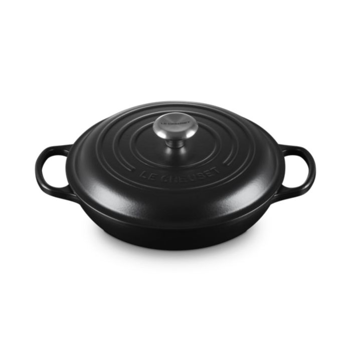LE CREUSET CAMPAGNARD MAT ZWART 30CM 3,5L 