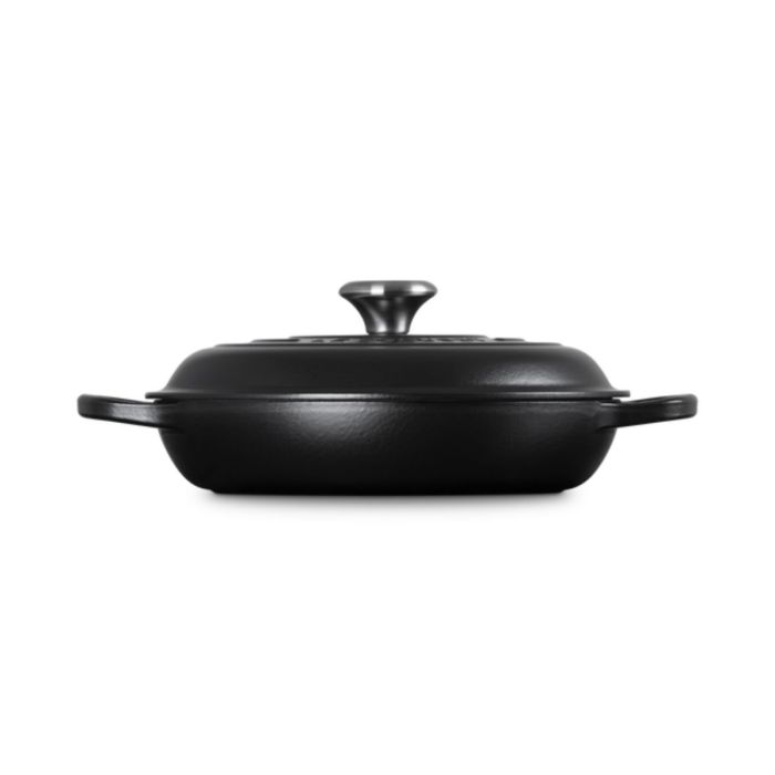 LE CREUSET CAMPAGNARD MAT ZWART 30CM 3,5L 