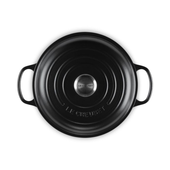 LE CREUSET CAMPAGNARD MAT ZWART 30CM 3,5L 