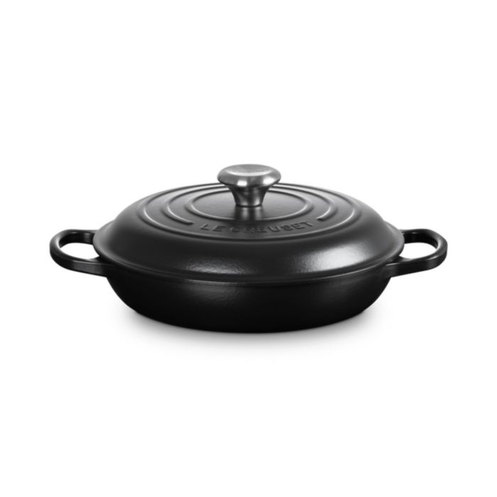 LE CREUSET CAMPAGNARD MAT ZWART 30CM 3,5L 