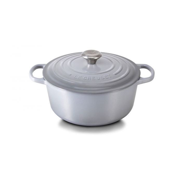 Le Creuset Ronde Braad/Stoofpan Mist Grey Ø 24 cm 4,2 liter 