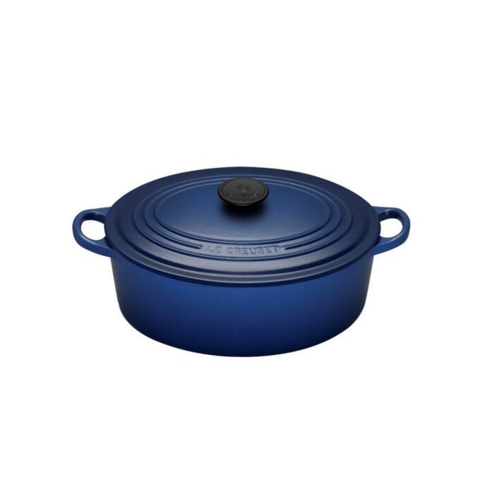 SALE - Le Creuset Ovale Braad/Stoofpan Cobalt Ø 29 cm