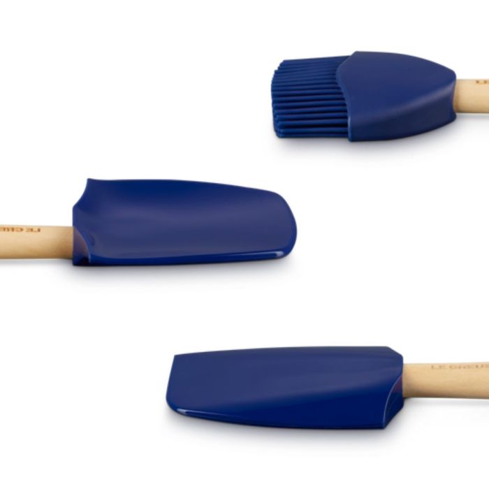 LE CREUSET PREMIUM SPATELS SET VAN 3 AZURE