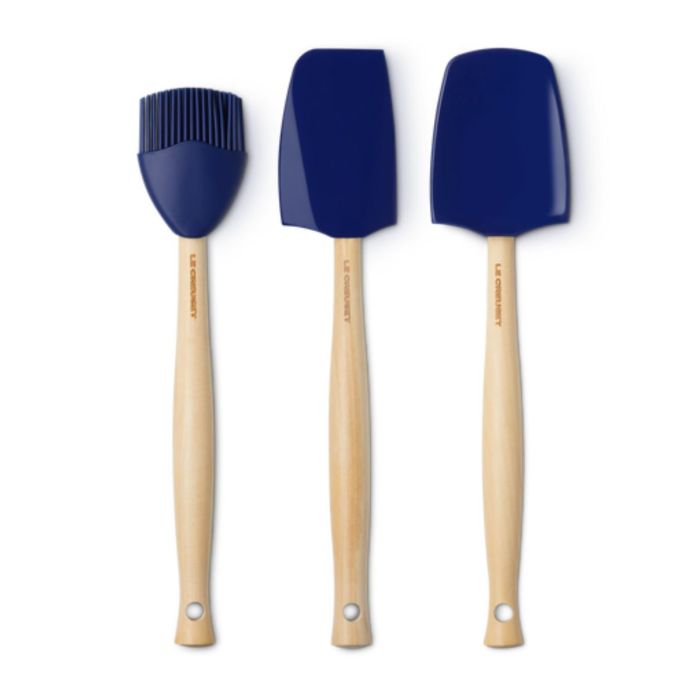 LE CREUSET PREMIUM SPATELS SET VAN 3 AZURE