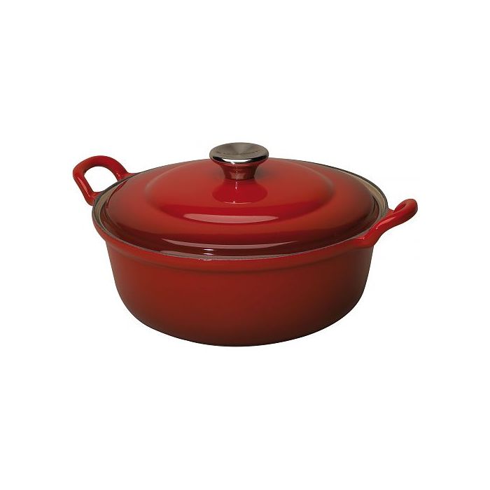 Le Creuset Faitout Braad en Stoofpan Rood Ø 24 cm