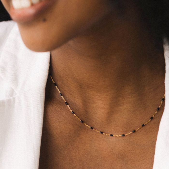 MY JOLIE CANDLE met ketting Goud Zwart Monoï Des Îles
