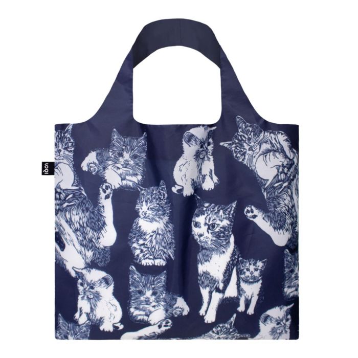 LOQI TASJE RED POPPY BEE CATS