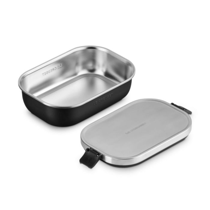 Le Creuset On The Go Lunchbox Mat Zwart 0,9L