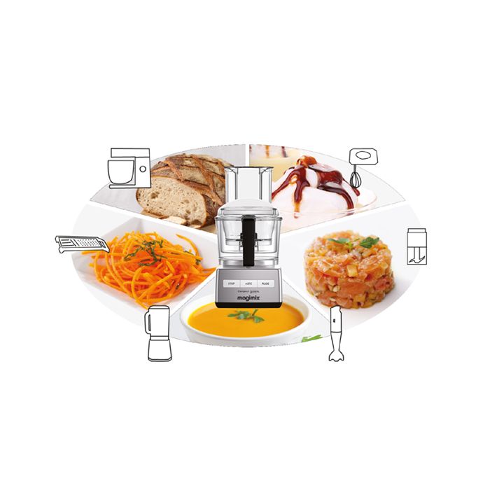 Magimix 5200 XL Premium Mat Chroom