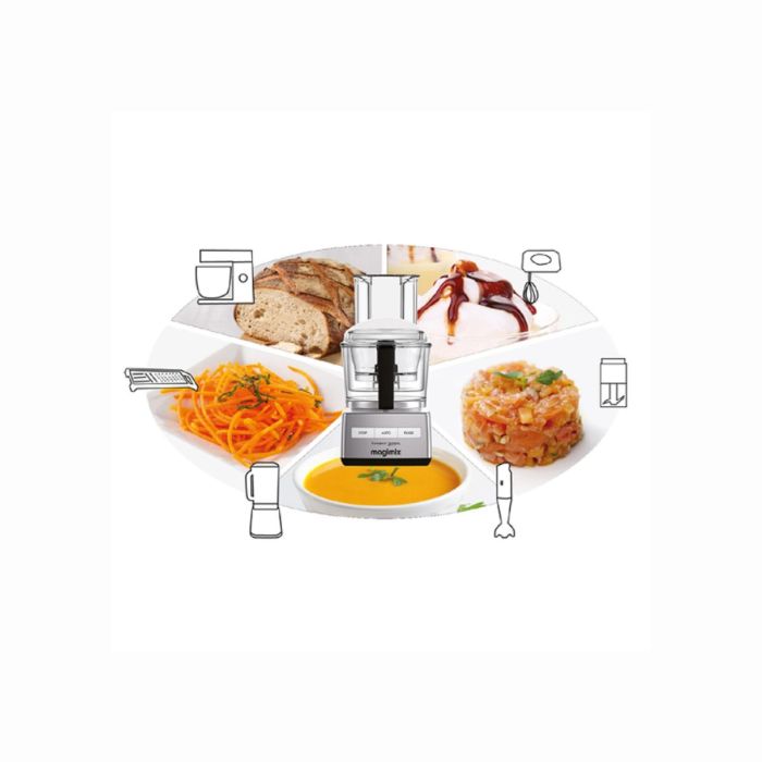 Magimix CS 5200 XL Foodprocessor Mat Chroom