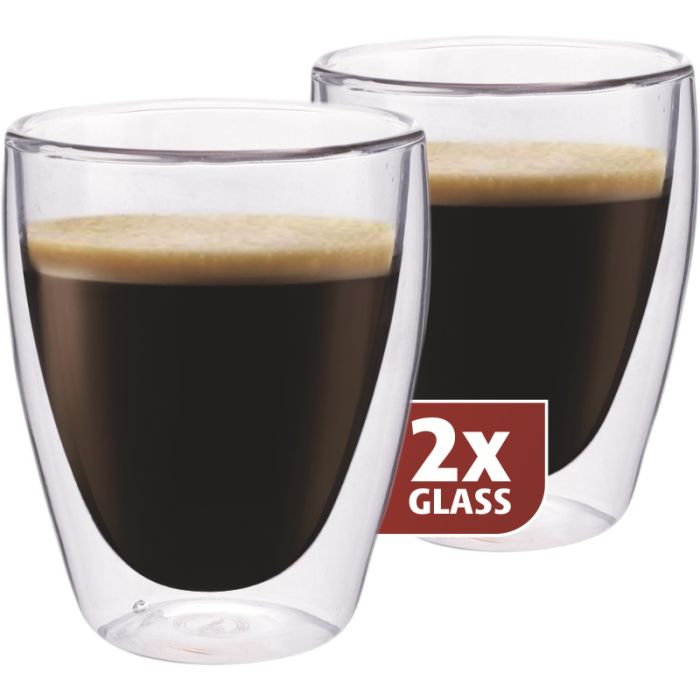 Maxxo Dubbelwandige Koffie Glazen