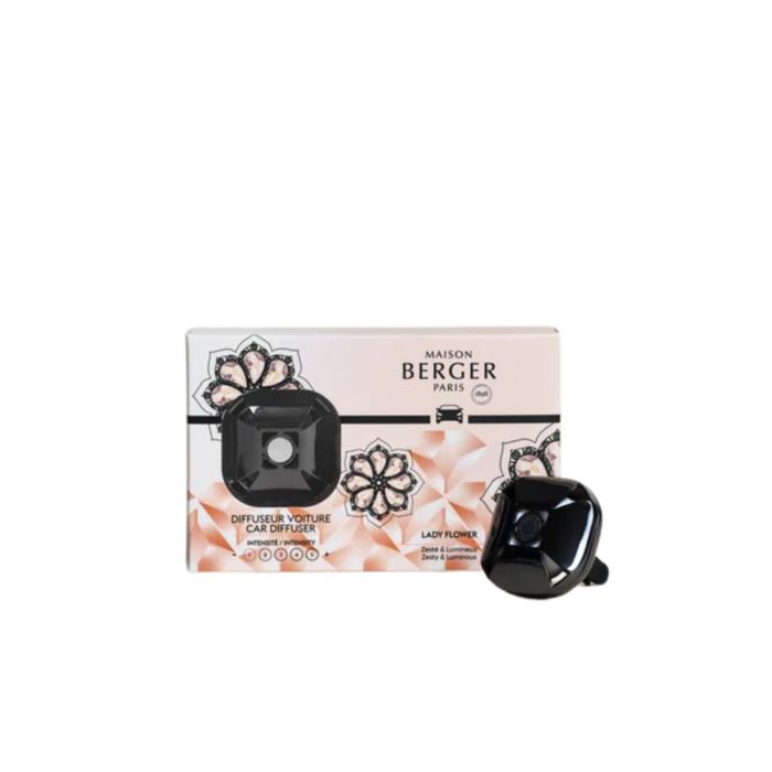 Maison Berger Autodiffuser Eternity Gun Metal Lady Flower