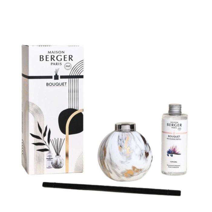 Maison Berger Geurstokjes Marbrure Blanc 200 ml. Liliflora