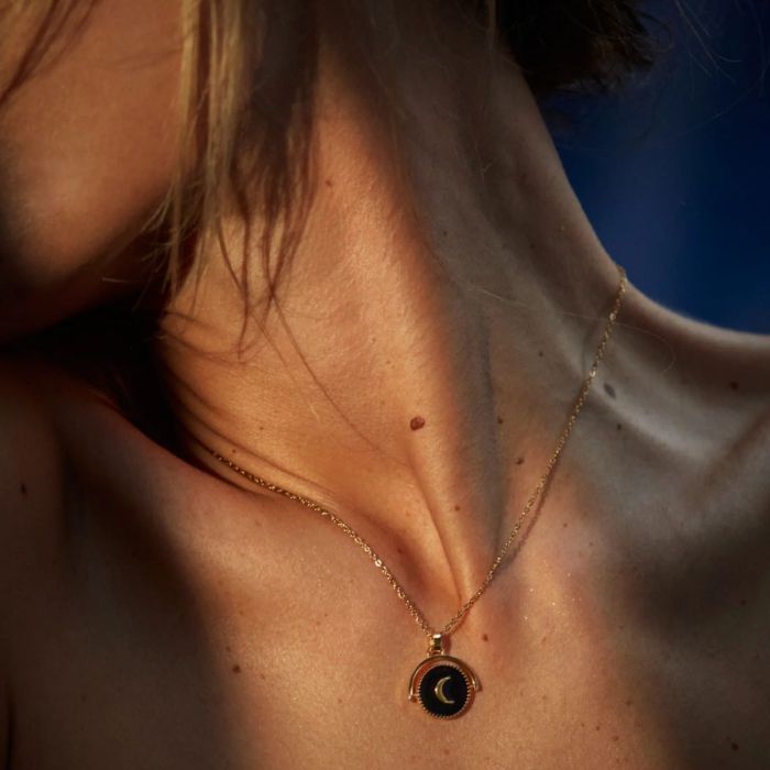 My Jolie Candle GEURKAARS KETTING ZON & MAAN