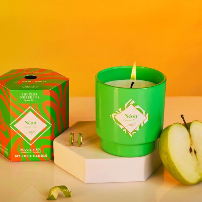 My Jolie Candle Neon Oorbellen Pomme Fizz