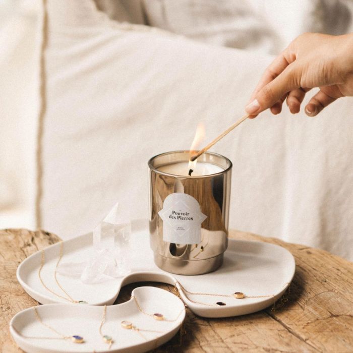 My Jolie Candle met armband Améthyste - Le Pouvoir Des Pierres