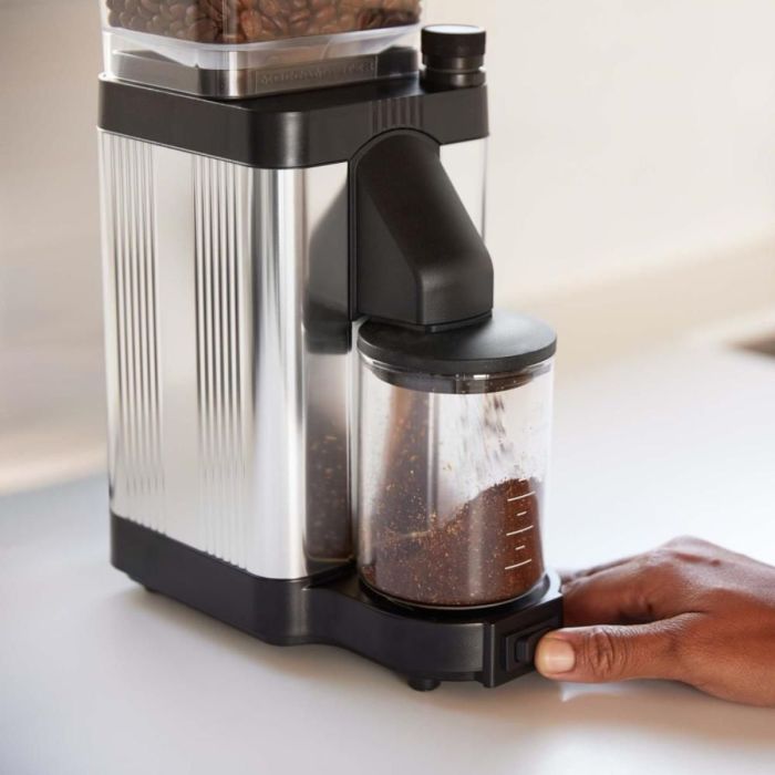 MOCCAMASTER KM5 KOFFIEMOLEN POLISHED SILVER