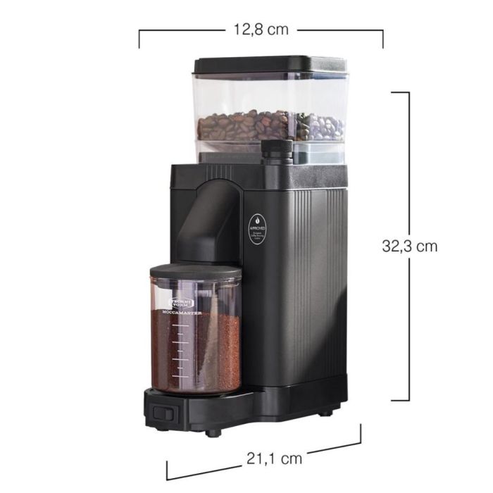 MOCCAMASTER KM5 KOFFIEMOLEN MATT BLACK