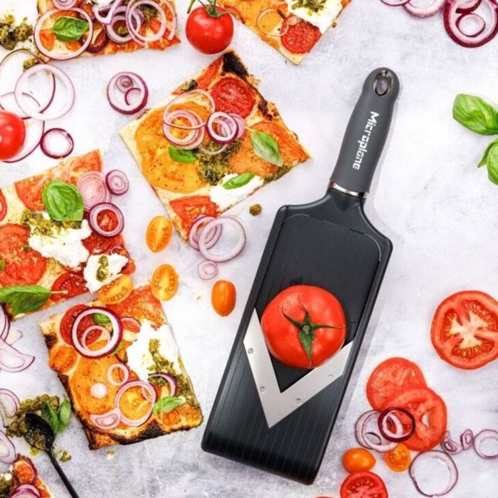 MICROPLANE V-RASP SLICER AFTER DARK GREY