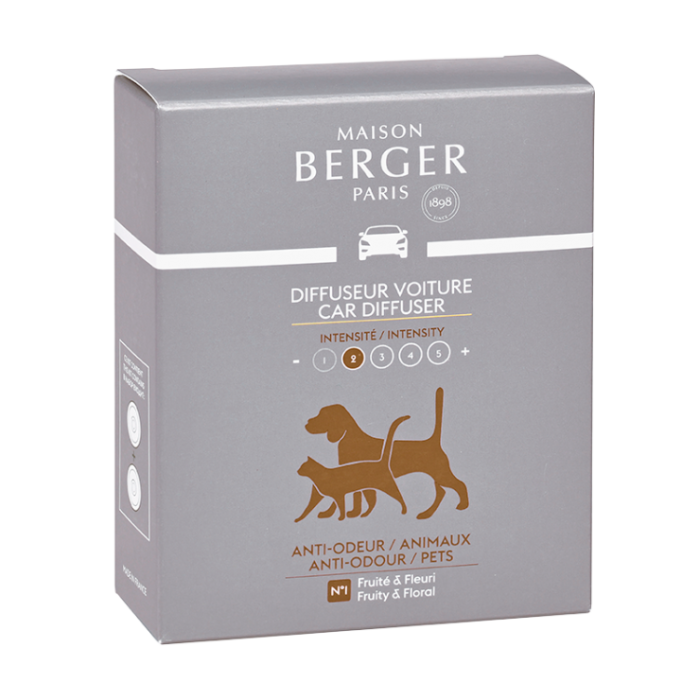 Maison Berger Auto Parfum Anti-odeur Pets Navulling