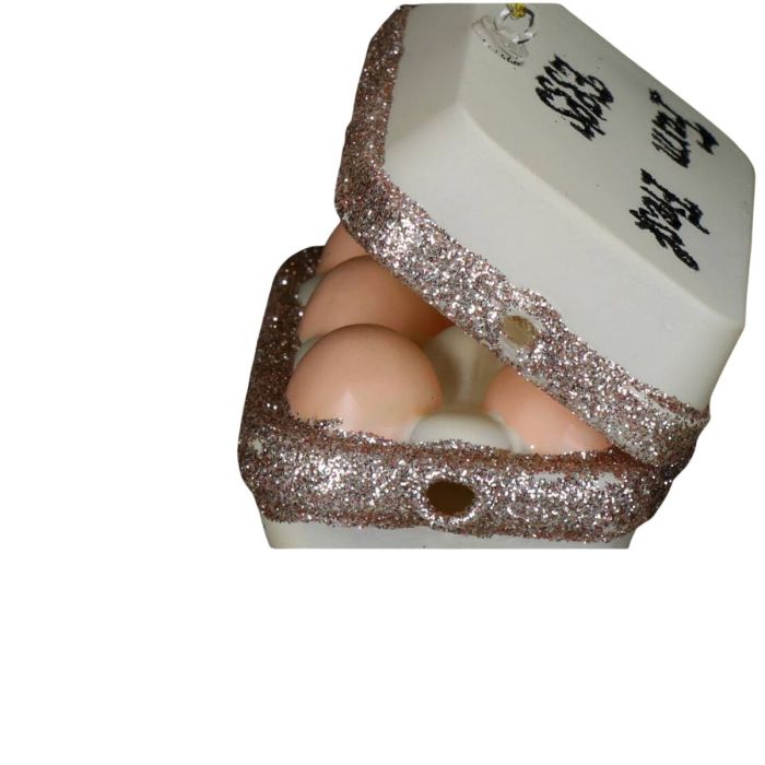 ORNAMENT VERSE EIEREN BRUIN 8X6X6CM