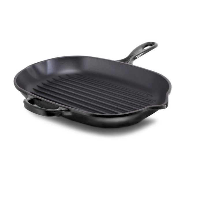 Le Creuset Grillpan Ovaal Zwart 32cm