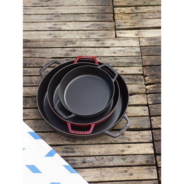 STAUB PAELLAPAN 20 CM - GIETIJZER ZWART