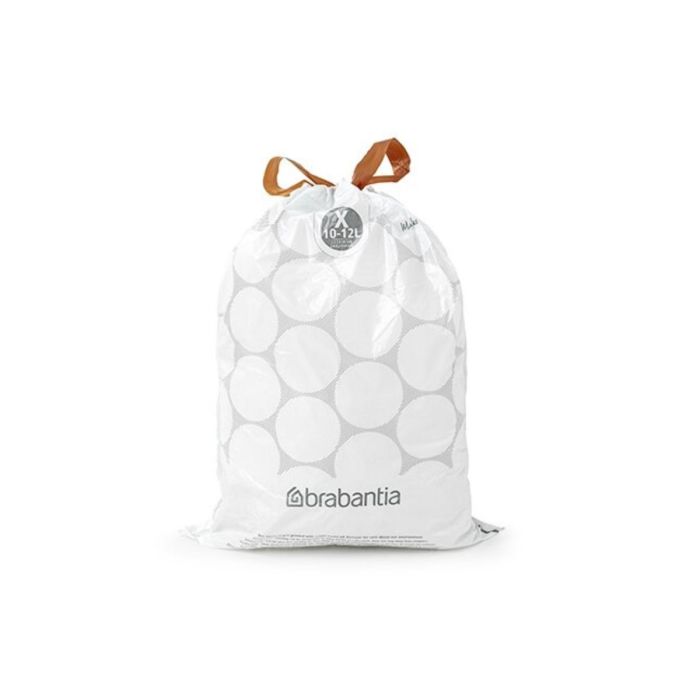 Brabantia PerfectFit Afvalzakken 10-12 Liter met Trekbandsluiting Code X
