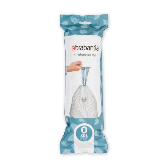 Brabantia PerfectFit Afvalzakken 30 Liter met Trekbandsluiting Code O