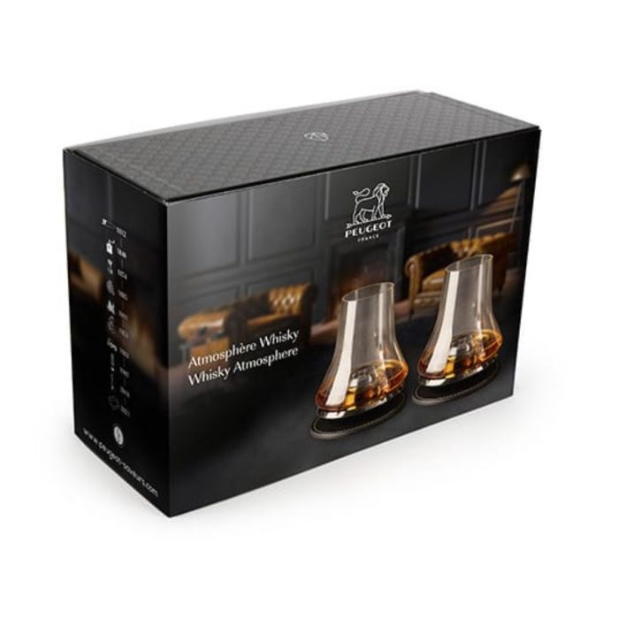 PEUGEOT GIFT BOX KOFFER DUO SET ATMOSPHÈRE WHISKY