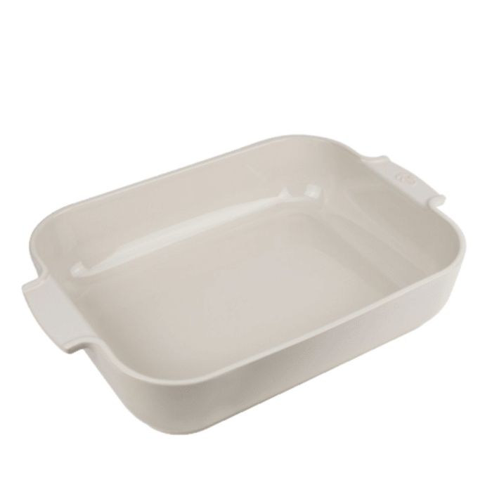 PEUGEOT OVENSCHAAL RECHTHOEKIG ECRU, 40 CM