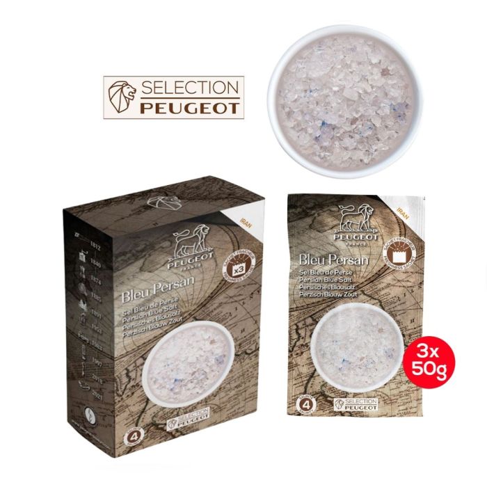 PEUGEOT EPICES 3 ZAKJES BLAUW ZOUT 150G 