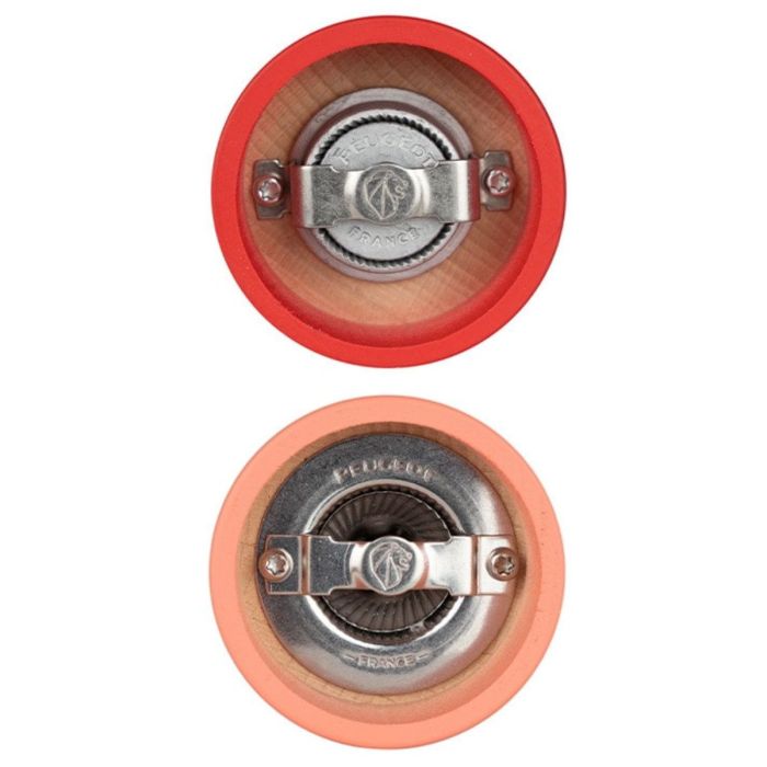 PEUGEOT TAHITI DUO PEPER- EN ZOUTMOLEN VUUR / ORANJE 15CM