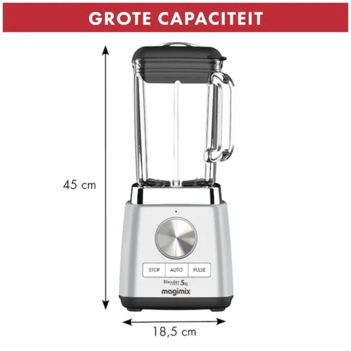 Magimix Power Blender 5 XL Mat Chroom