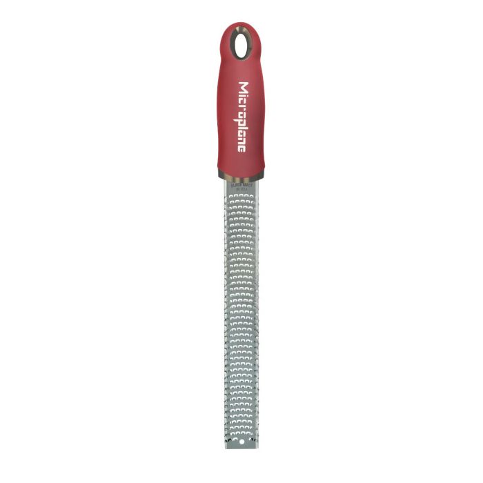 MICROPLANE PREMIUM CLASSIC RASP ZESTER, POMEGRANATE RED