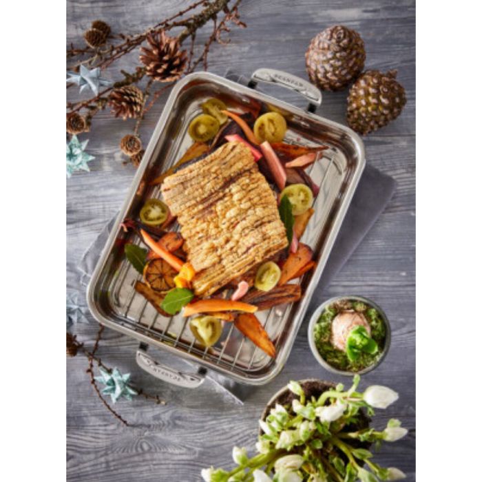 Scanpan STS Braadslede 42x26cm met rooster
