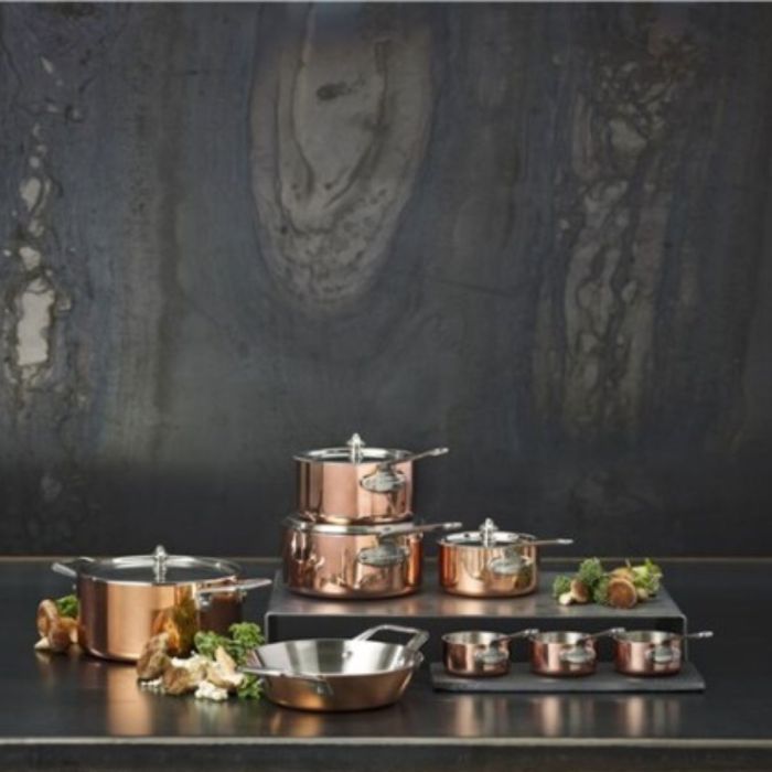 SCANPAN Maitre D' steelpan 12 cm 0,6 L met deksel