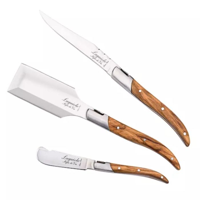 STYLE DE VIE LUXURY LINE CHARCUTERIE OLIJFHOUT SET 3 DLG