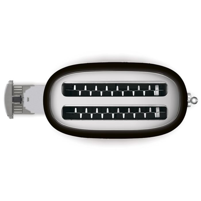 SMEG Broodrooster 2x2 Zwart