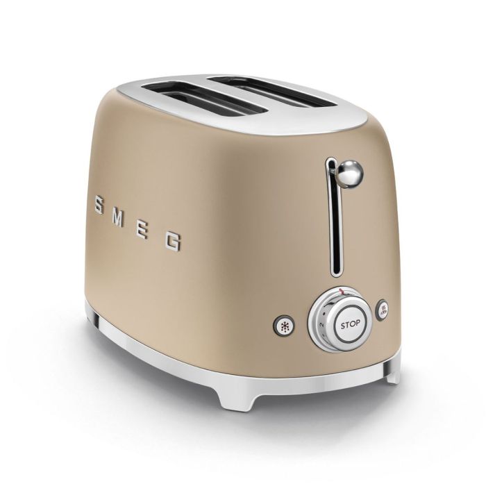 SMEG Broodrooster 2x2 Champagne