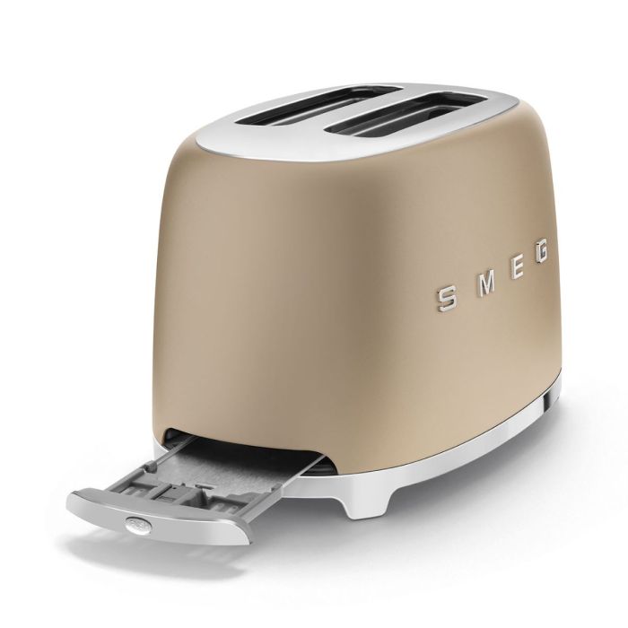 SMEG Broodrooster 2x2 Champagne