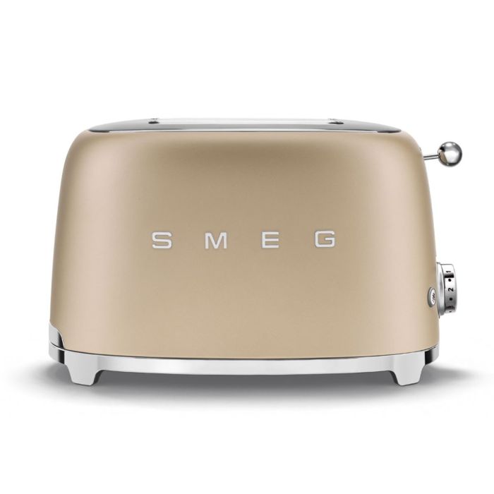 SMEG Broodrooster 2x2 Champagne