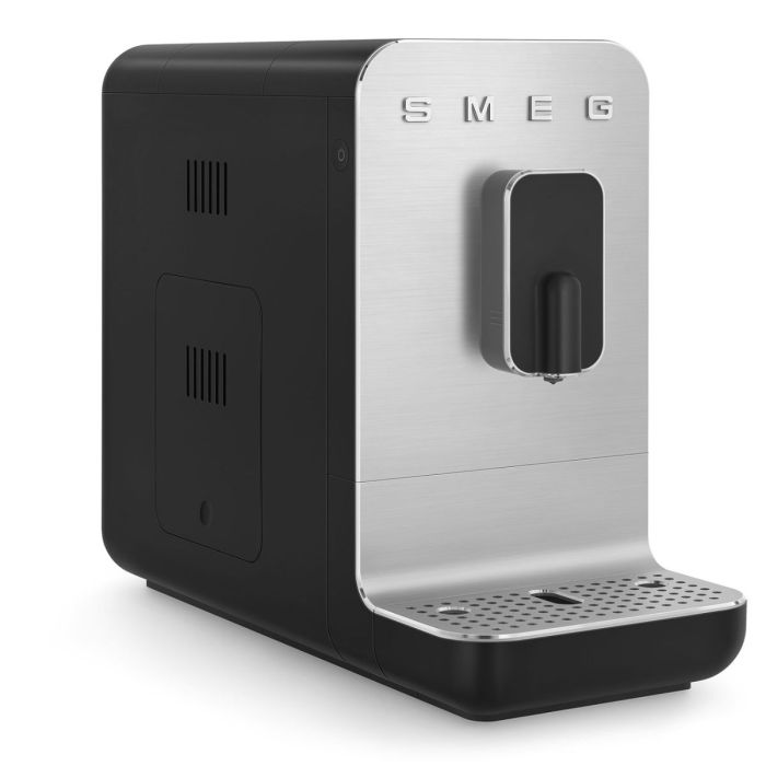 SMEG KOFFIEMACHINE RVS ZWART ONLY COFFEE