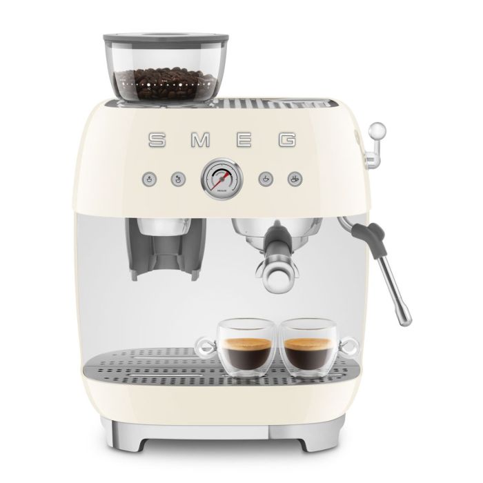 SMEG ESPRESSOMACHINE MET GEÏNTEGREERDE MOLEN CRÈME