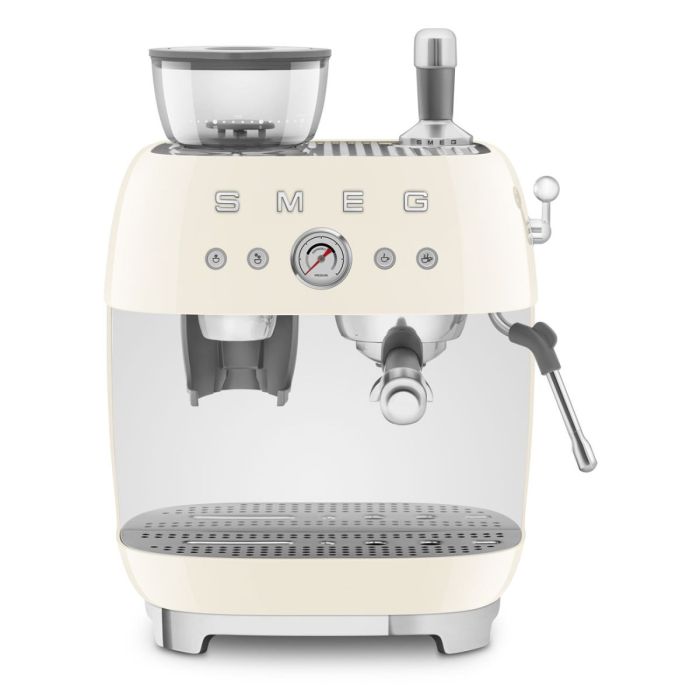 SMEG ESPRESSOMACHINE MET GEÏNTEGREERDE MOLEN CRÈME