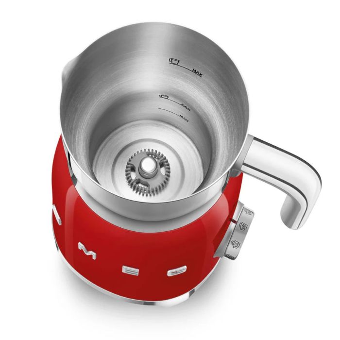 SMEG Melkopschuimer Rood